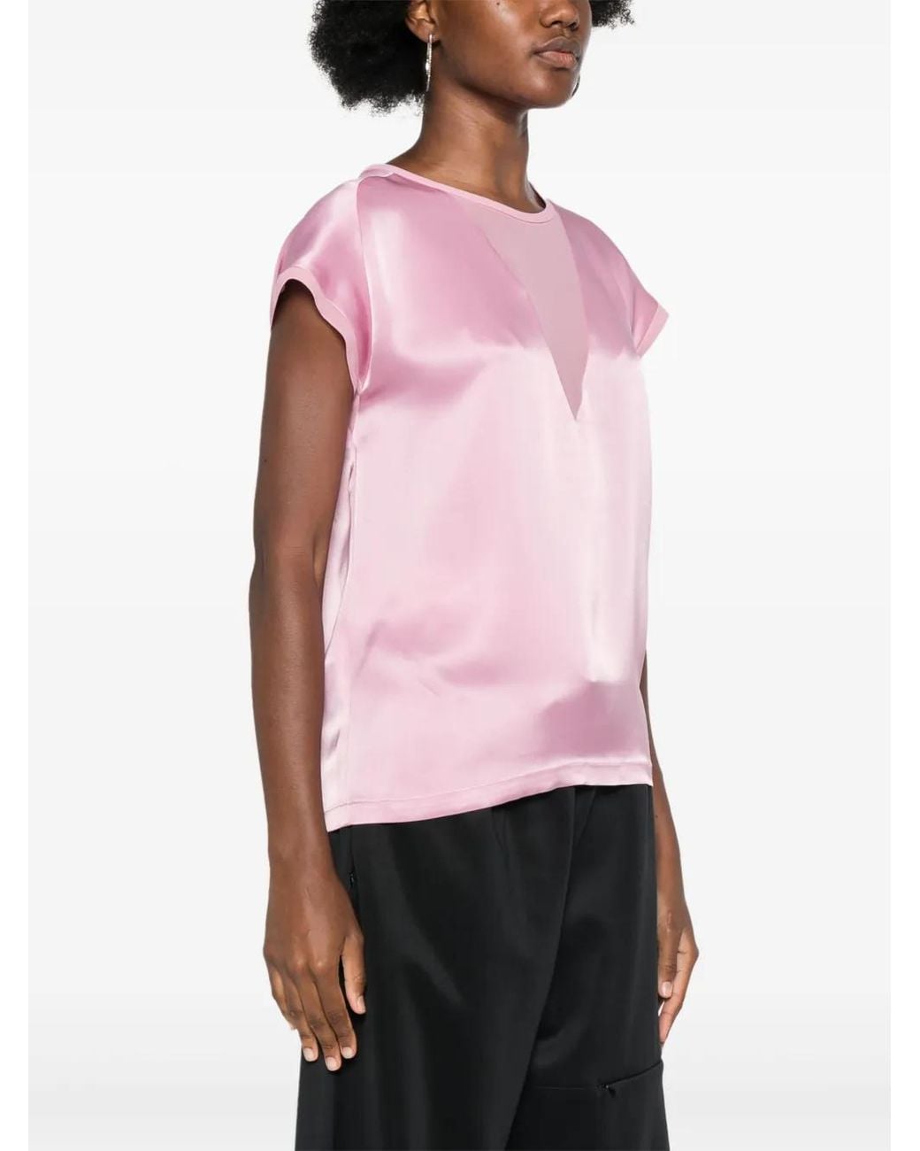 Pinko Pink Chiffon Blouse