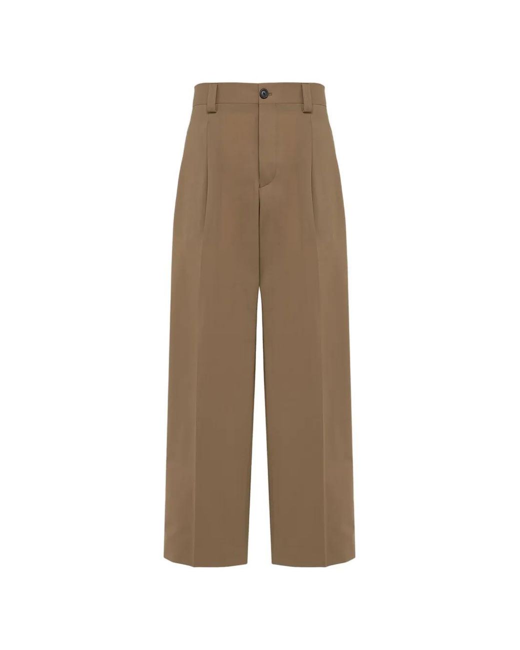 Laneus Natural Button-Fastening Flap-Pocket Trousers for men