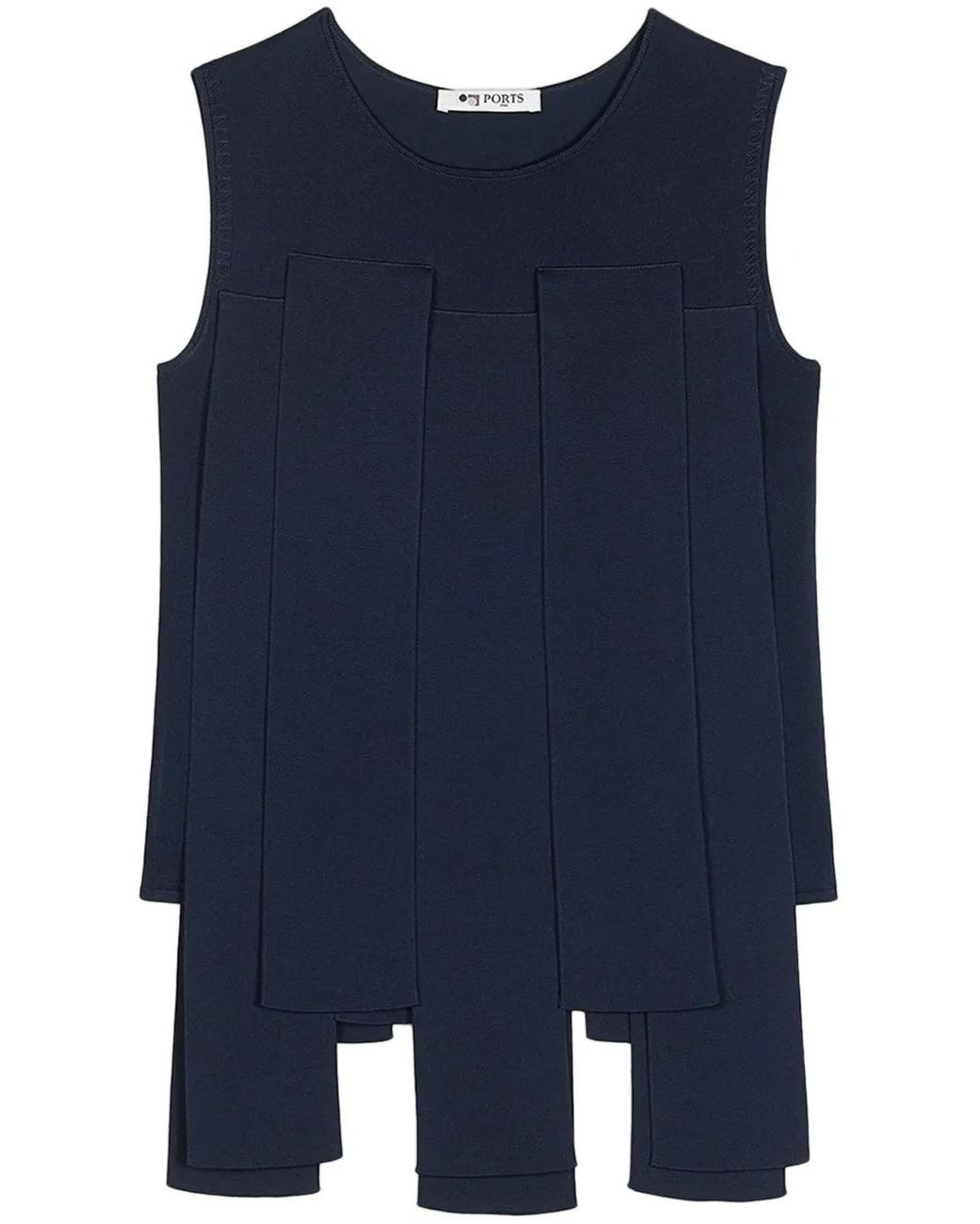 Ports 1961 Blue Panelled Top