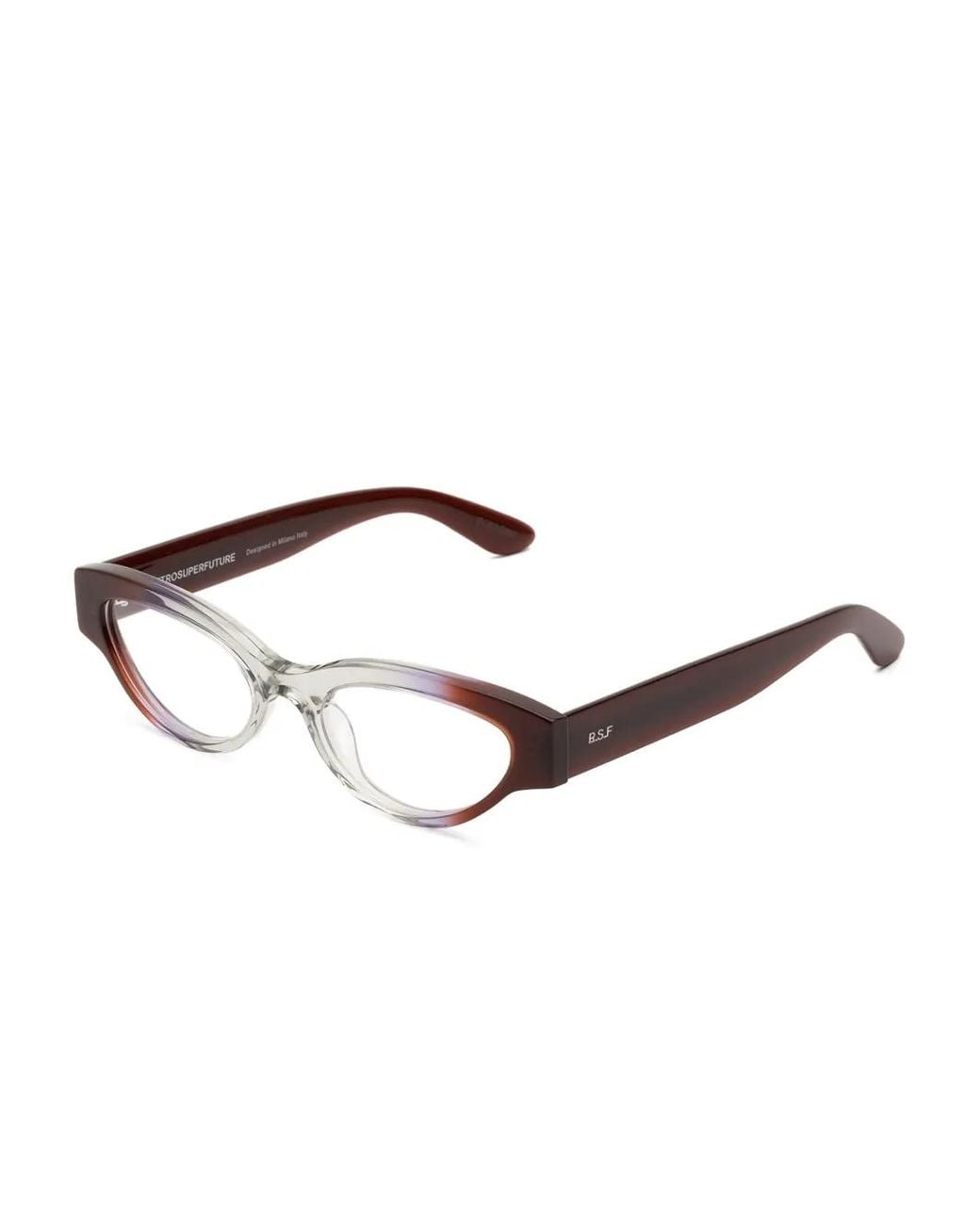 Retrosuperfuture Brown Numero 147 Cat-Eye Glasses