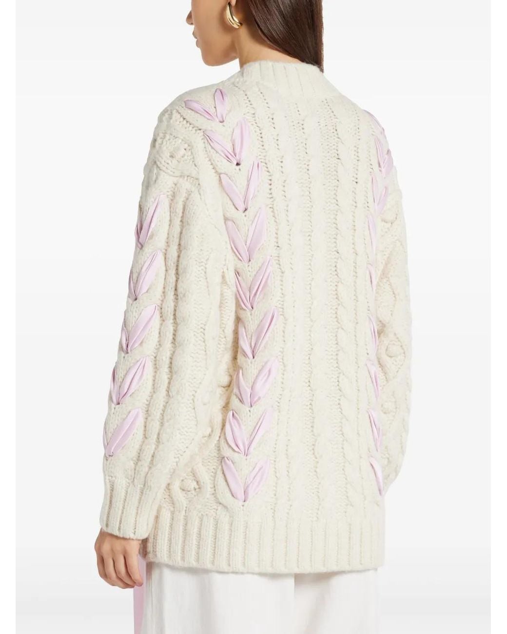 Cardigan Kassius LoveShackFancy en coloris White