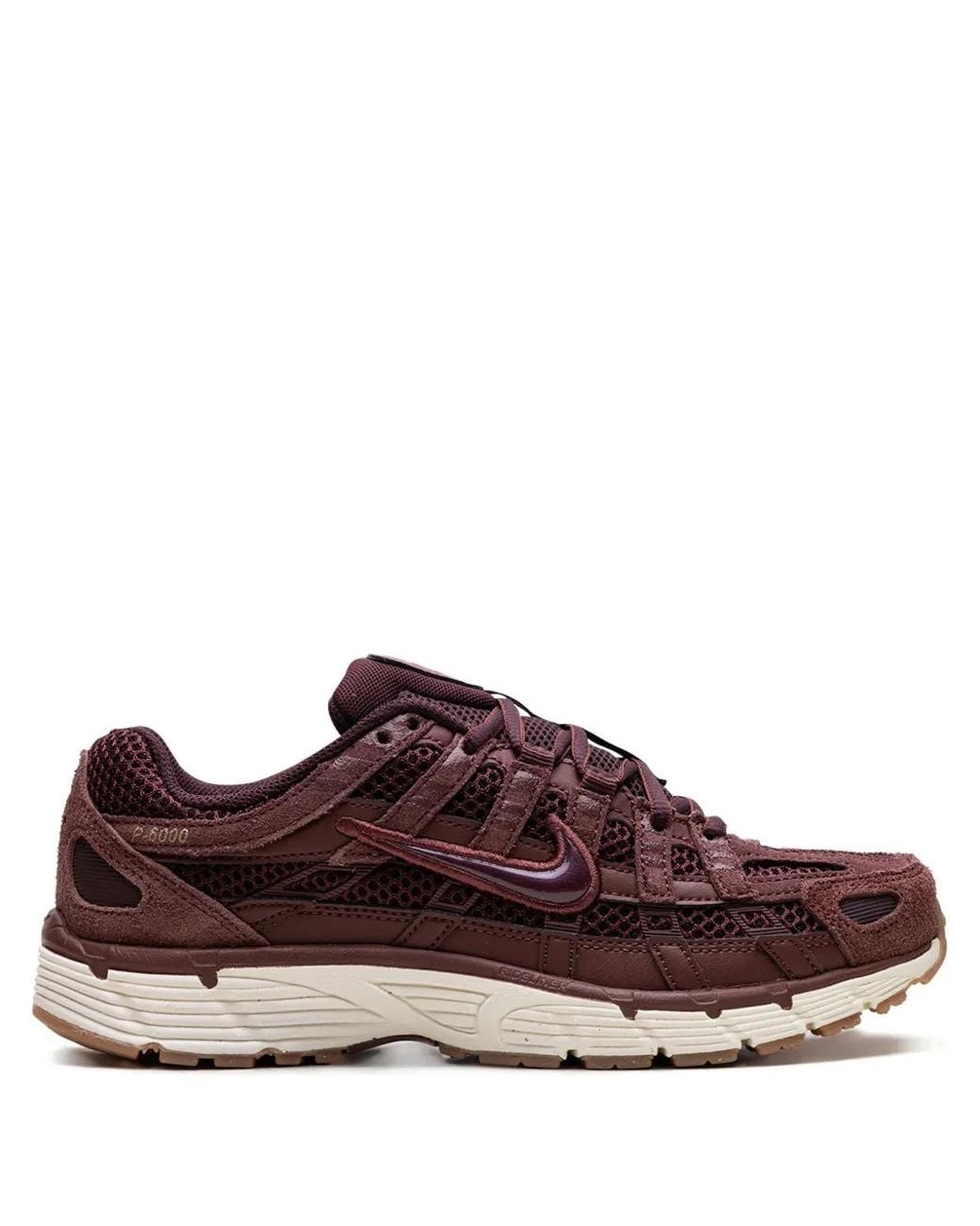 Nike Brown P-6000 Suede Sneakers for men