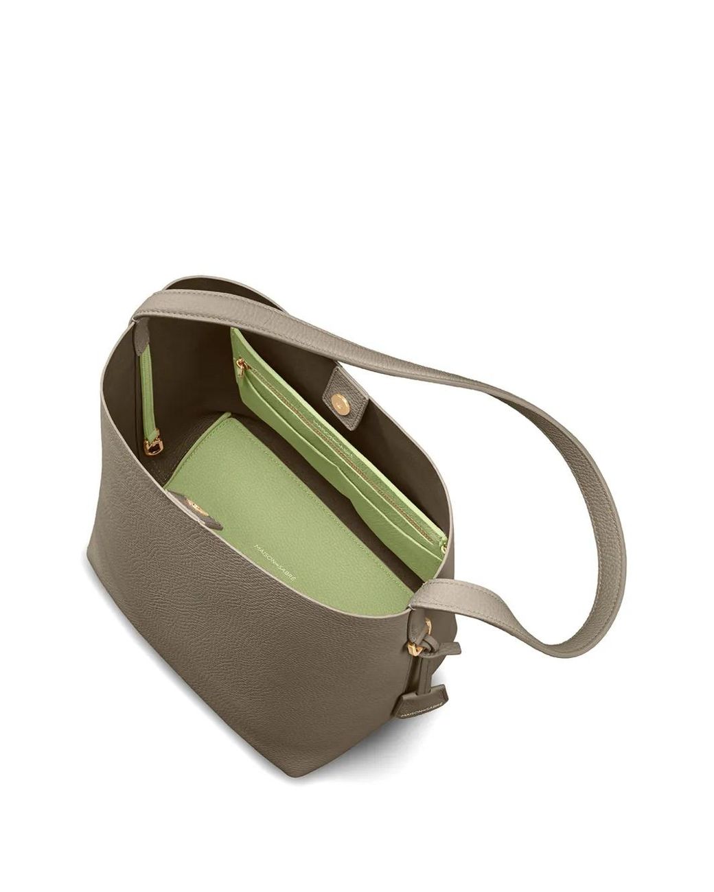 Maison De Sabre Gray The Bucket Soft Tote Bag