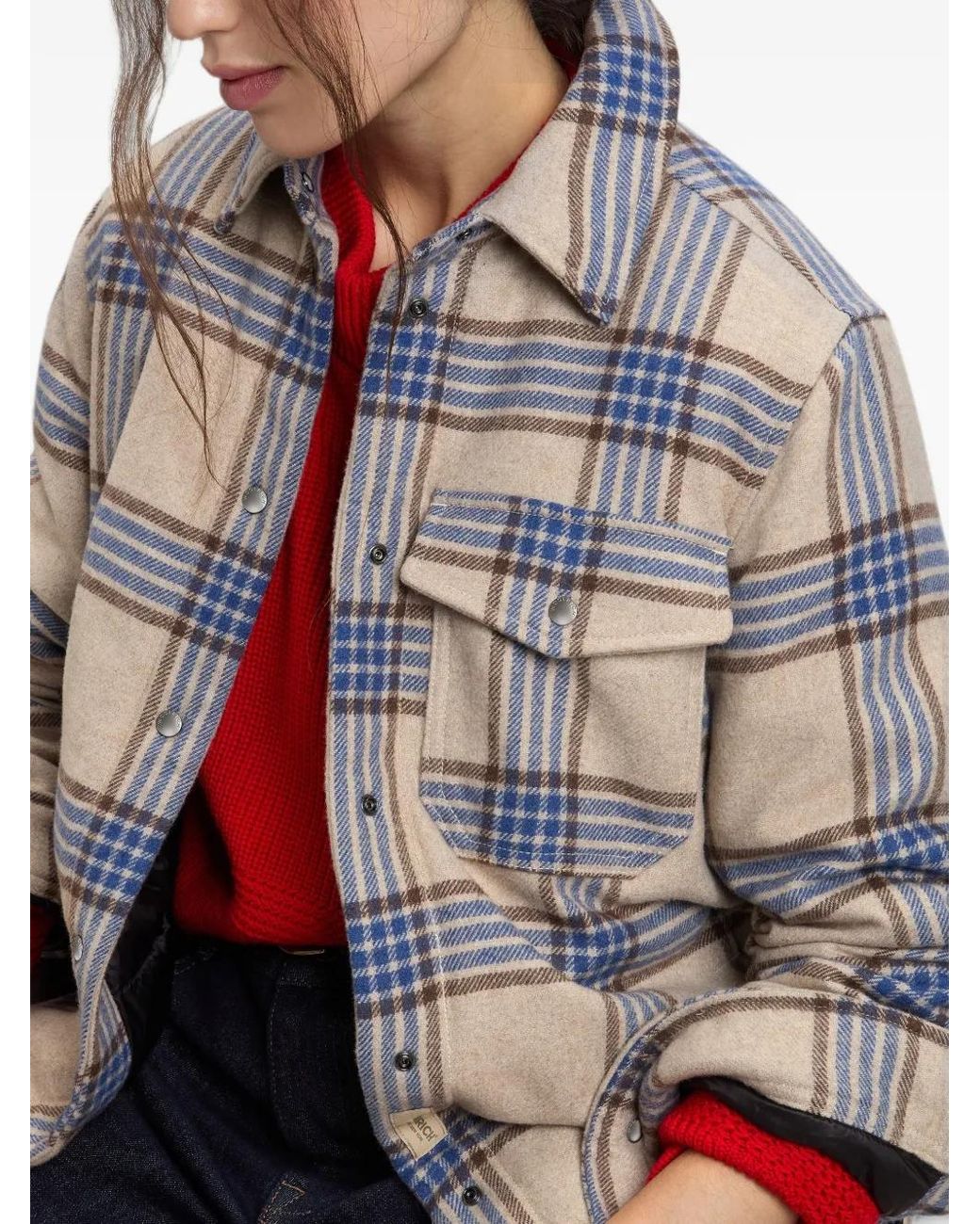 Woolrich Multicolor Alaskan Check-Pattern Shirt Jacket