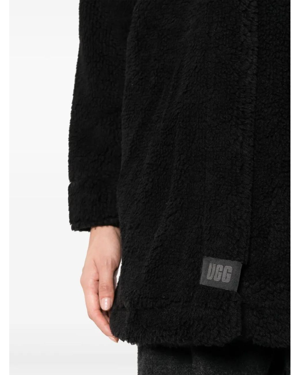 Ugg Black Frankie Fluff Shirt Jacket