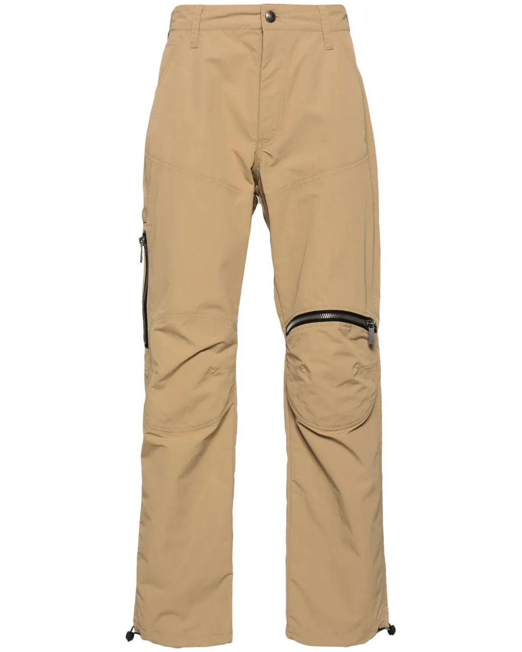 Just Cavalli Natural Multi-Pocket Straight Trousers for men