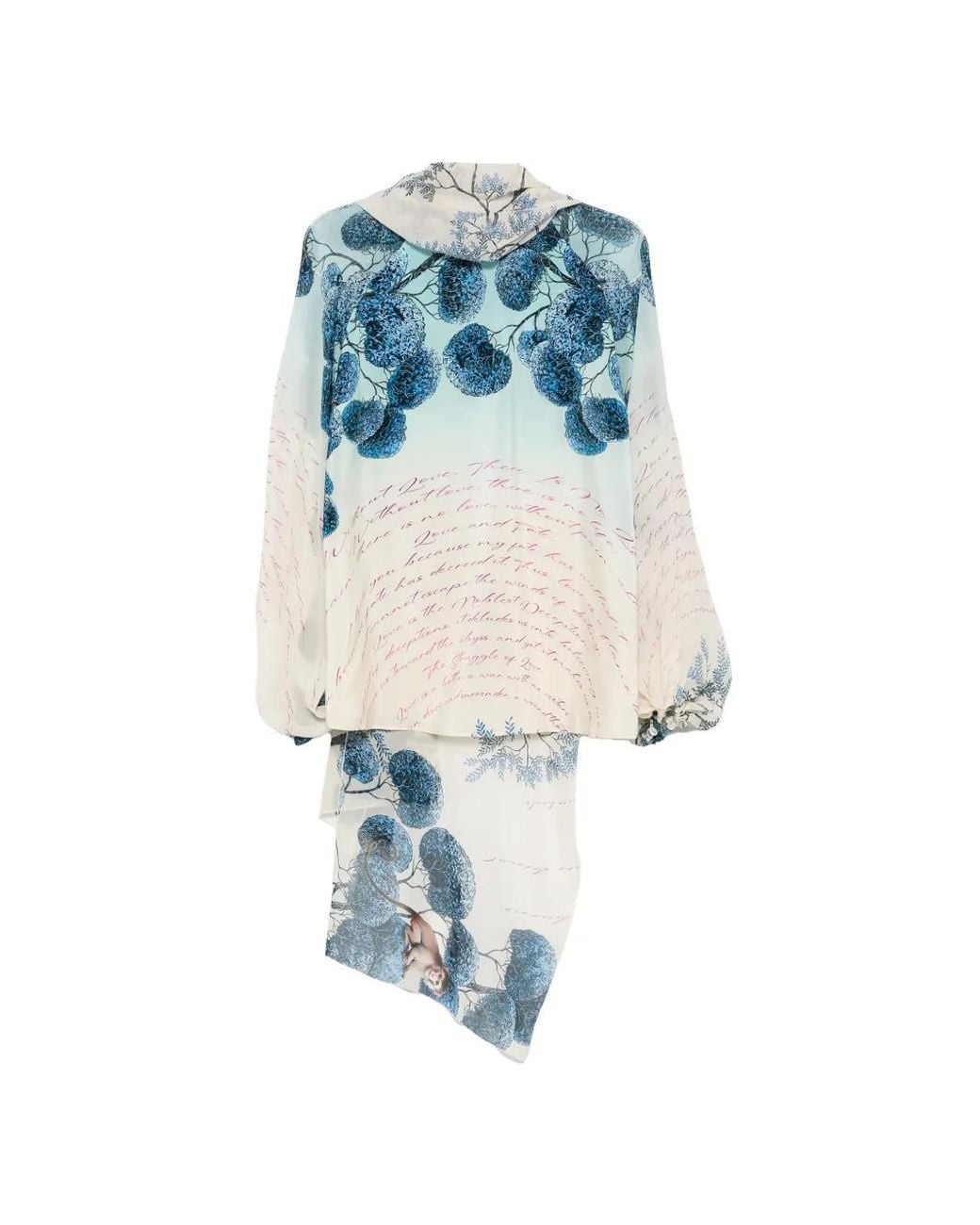 F.R.S For Restless Sleepers Blue Graphic-Print Top