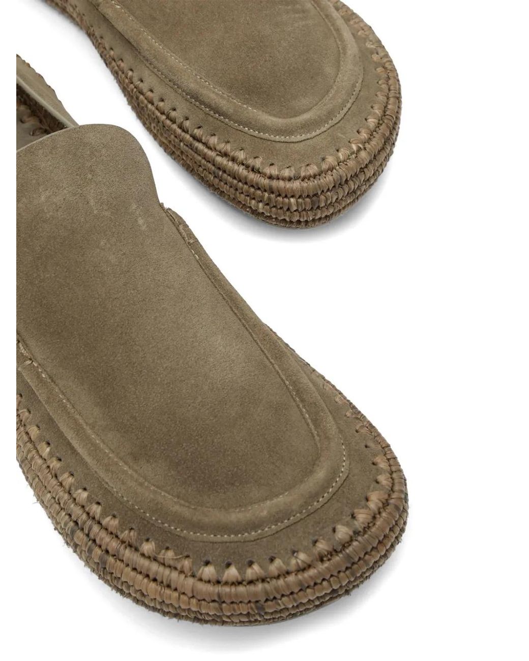 Loewe White Rio Loafers for men