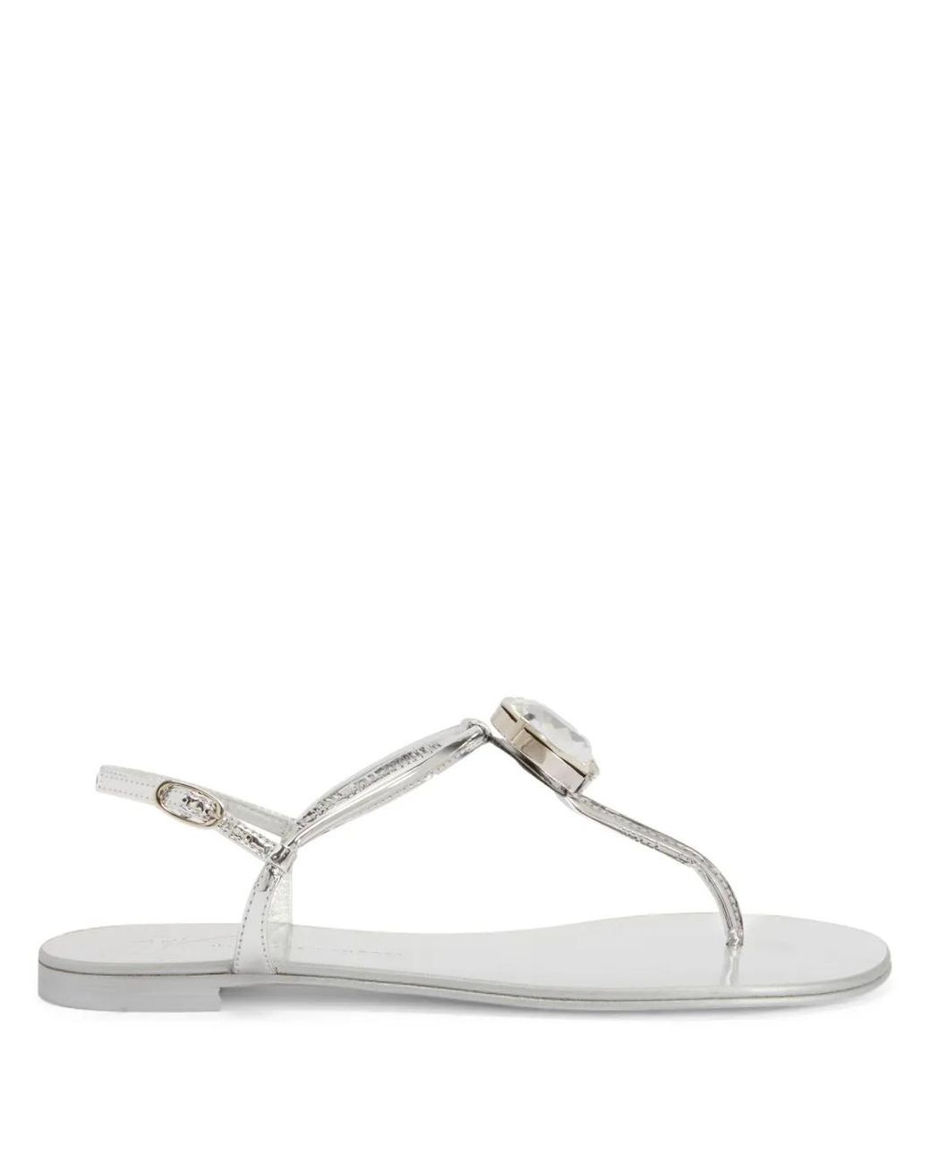 Giuseppe Zanotti White Rock Sandal