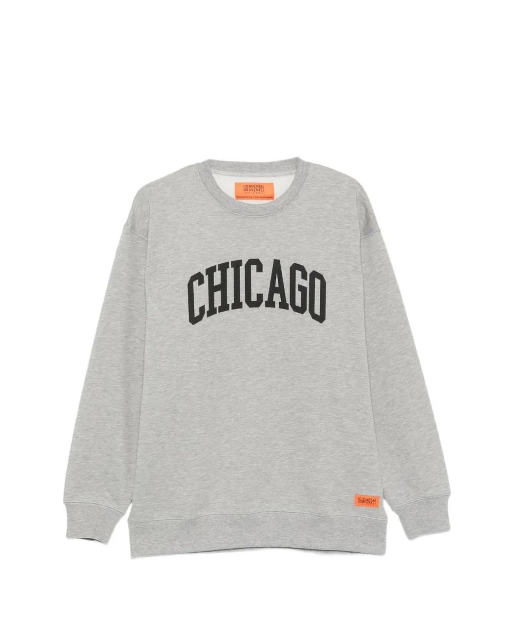 Universal Overall Gray Logo-Print Sweatshirt for men