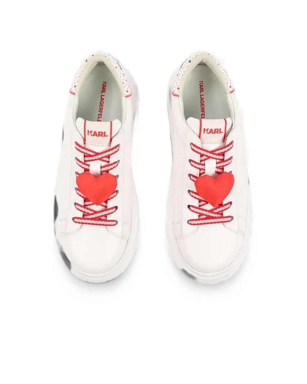 Karl Lagerfeld White Baskets Anakapri Love Keeper