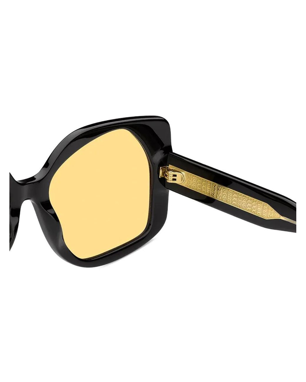 Marc Jacobs Black Sonnenbrille Mit Eckigem Gestell