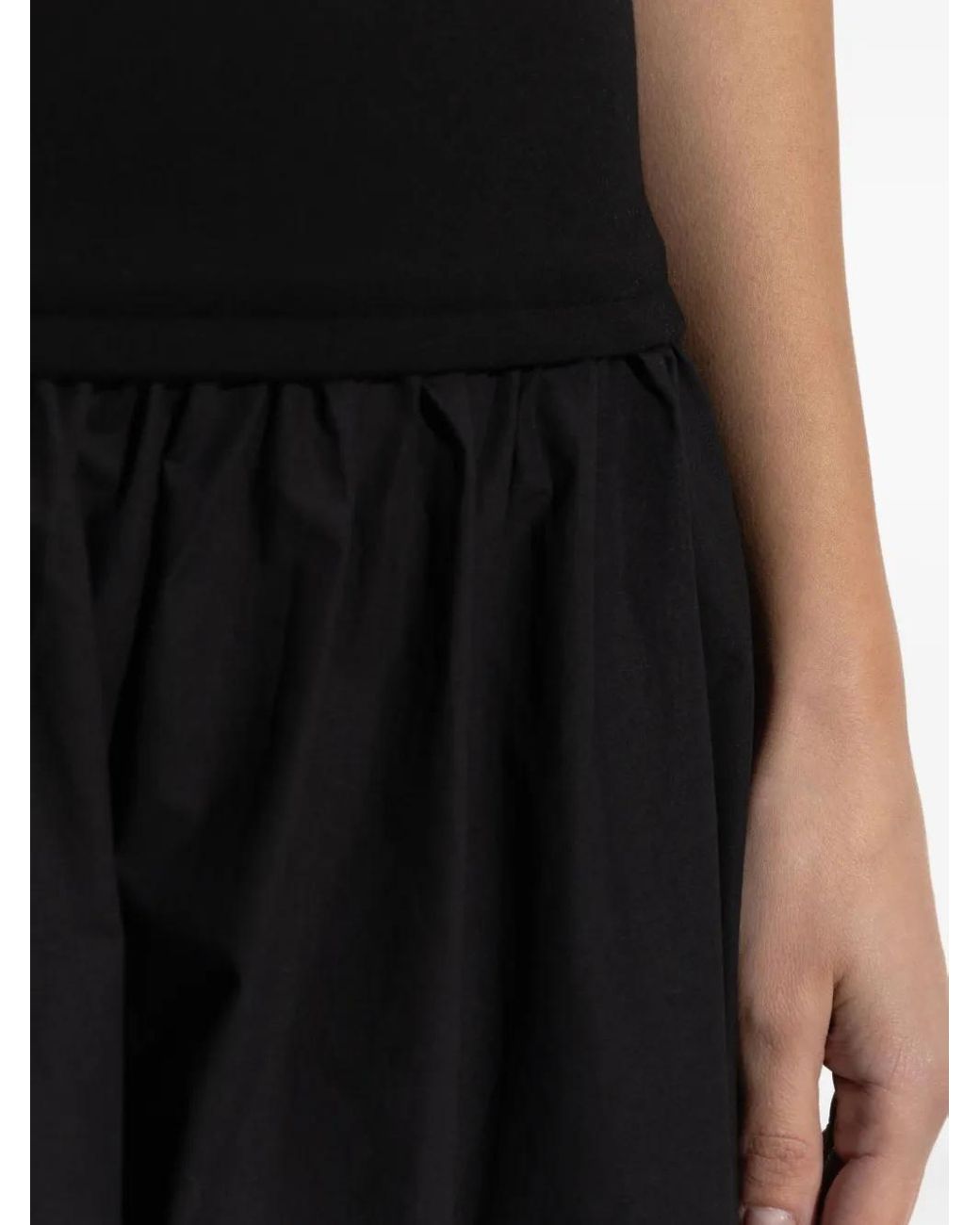 Rag & Bone Black Irina Strapless Gathered Maxi Dress