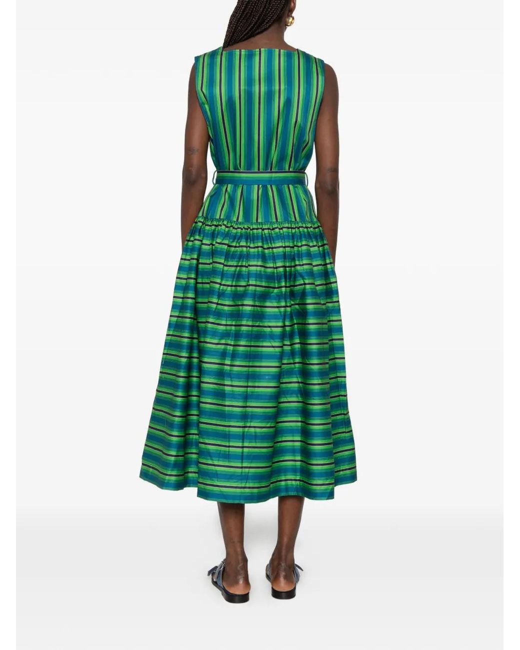ALÉMAIS Green Margo Dress
