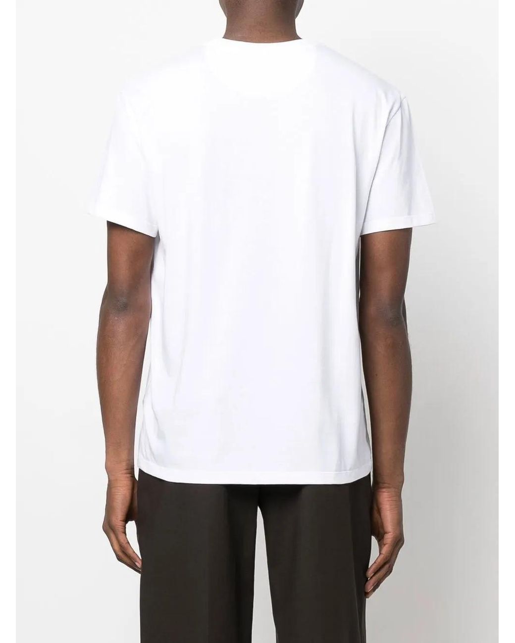 Valentino Garavani White Vltn-Embroidered T-Shirt for men
