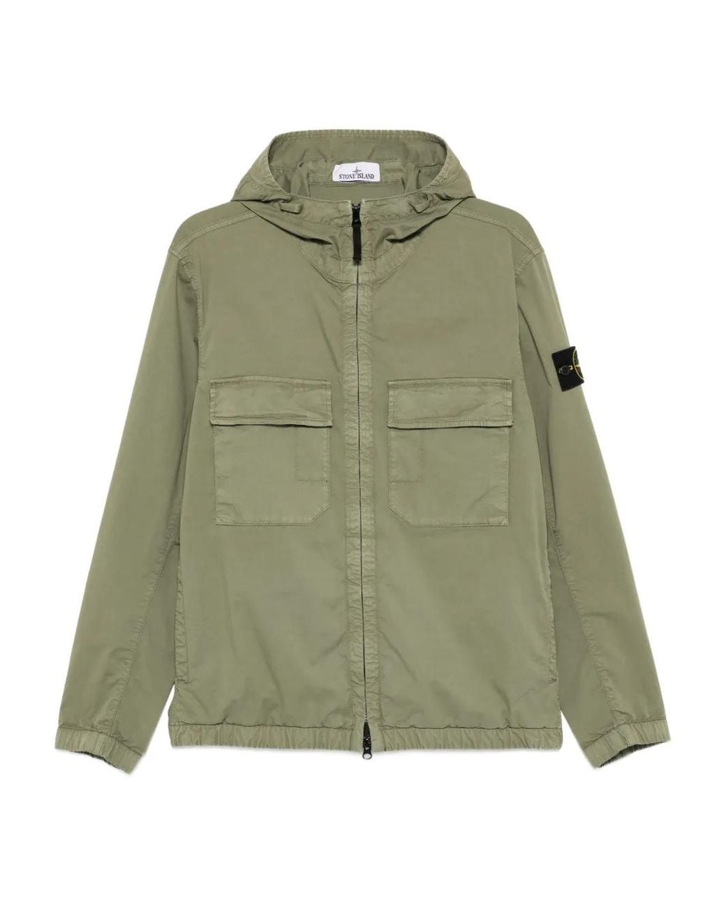 Stone Island Green 4100077 Stretch Organic Cotton Twill for men