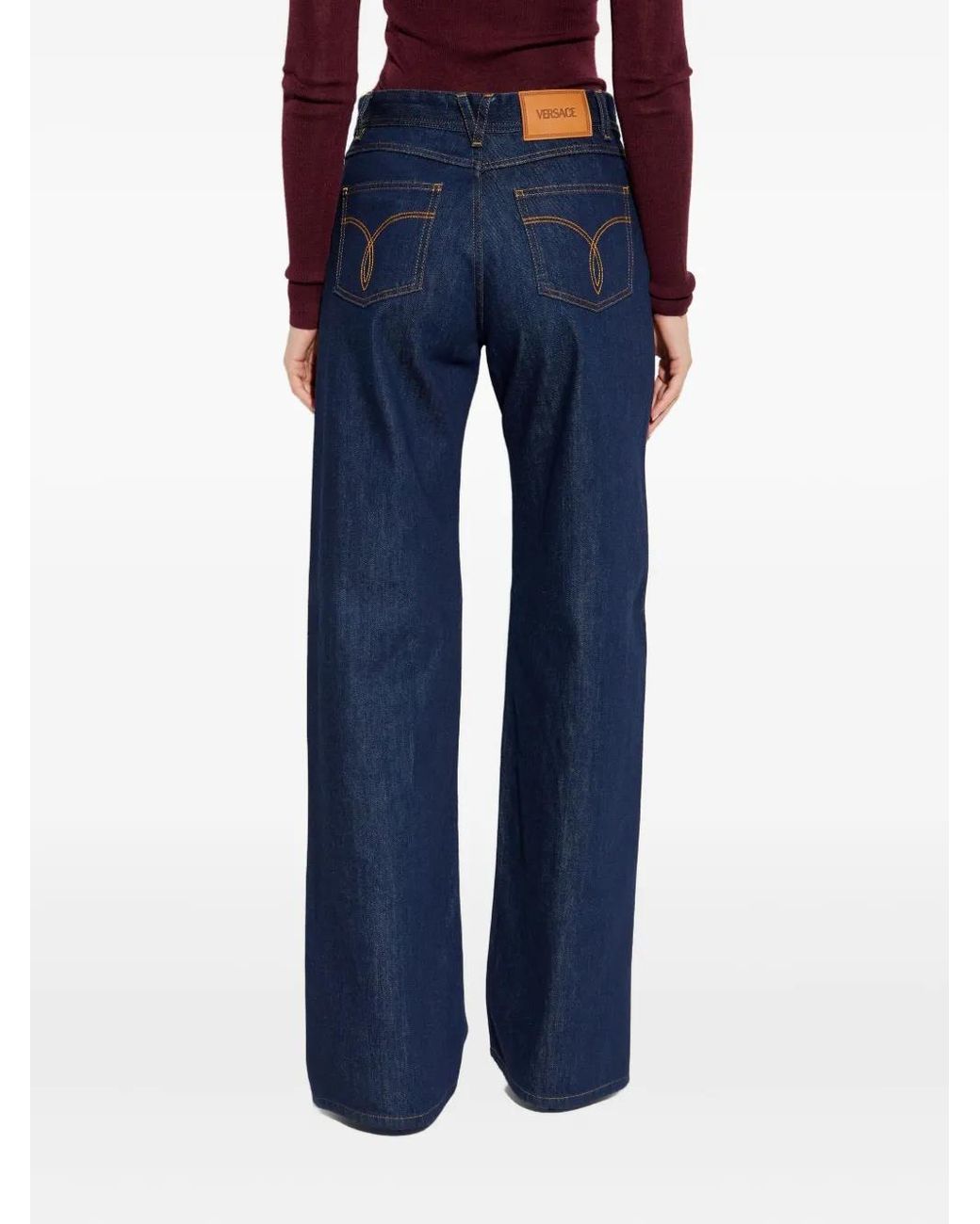 Versace Blue Five-Pocket-Jeans