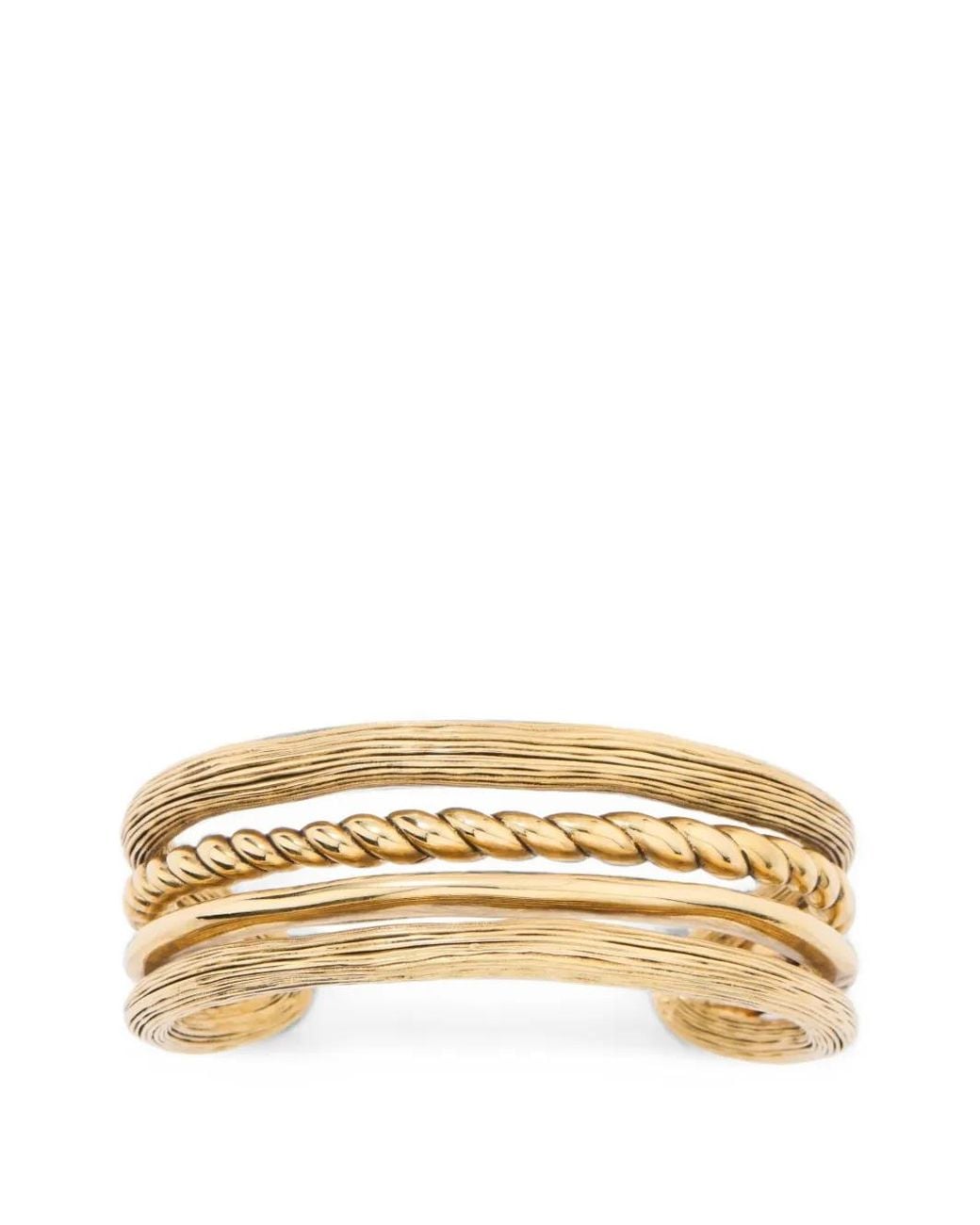 Aurelie Bidermann Metallic Letaba Cuff Bracelet