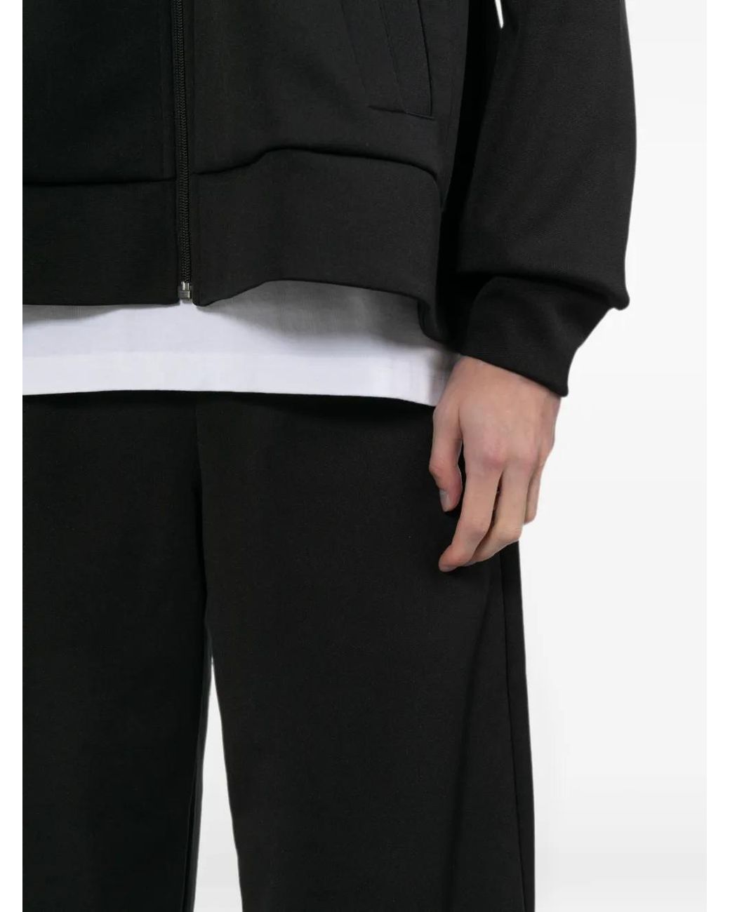 COMME DES GARÇON BLACK Black Hoodie À Fermeture Zippée
