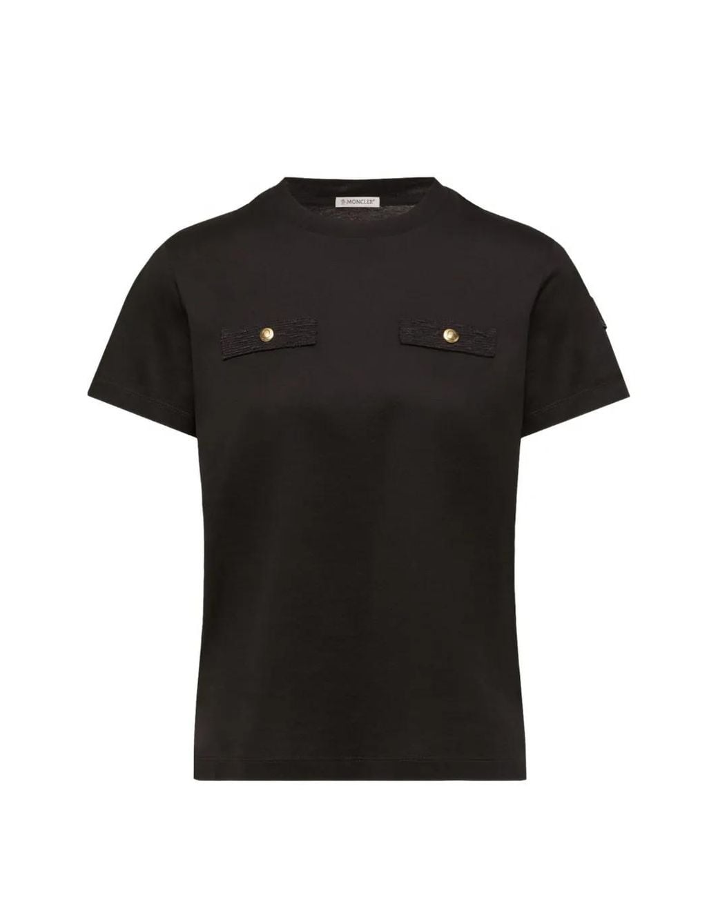 Moncler Black Ss T-Shirt