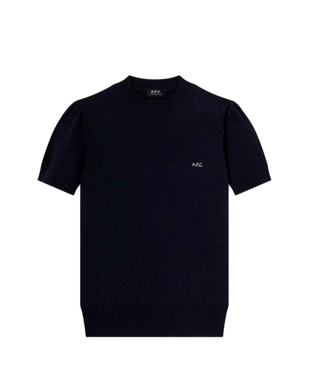 A.P.C. Black Gia Logo-Embroidered T-Shirt