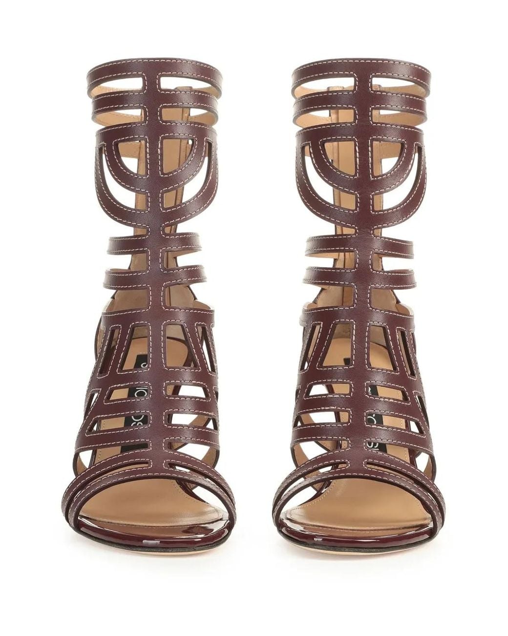 Sergio Rossi Brown Sr Agate Sandals