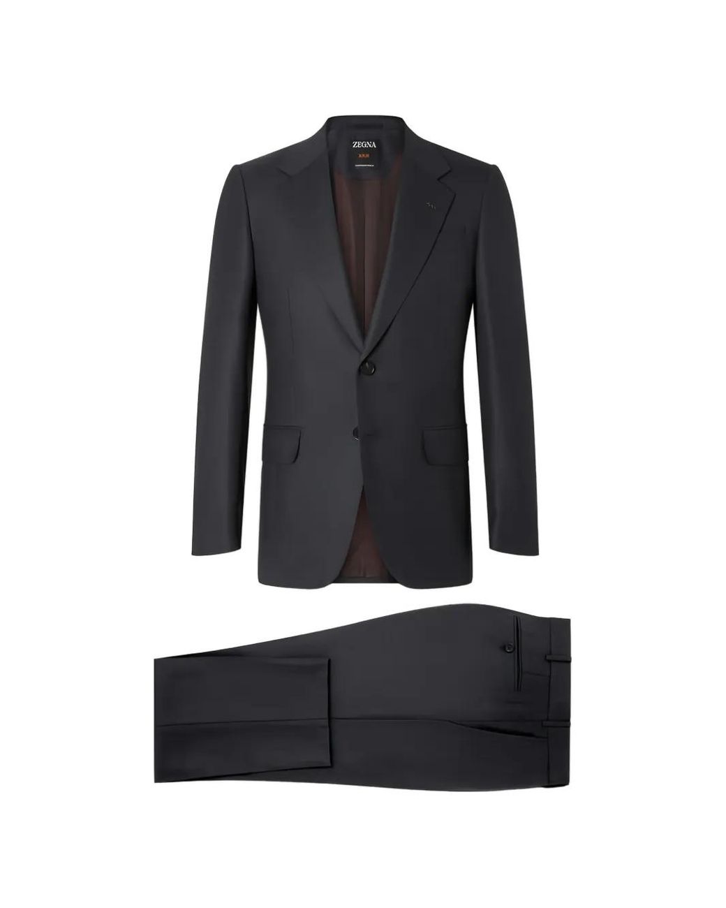 Zegna Black Centoventimila Wool Suit for men