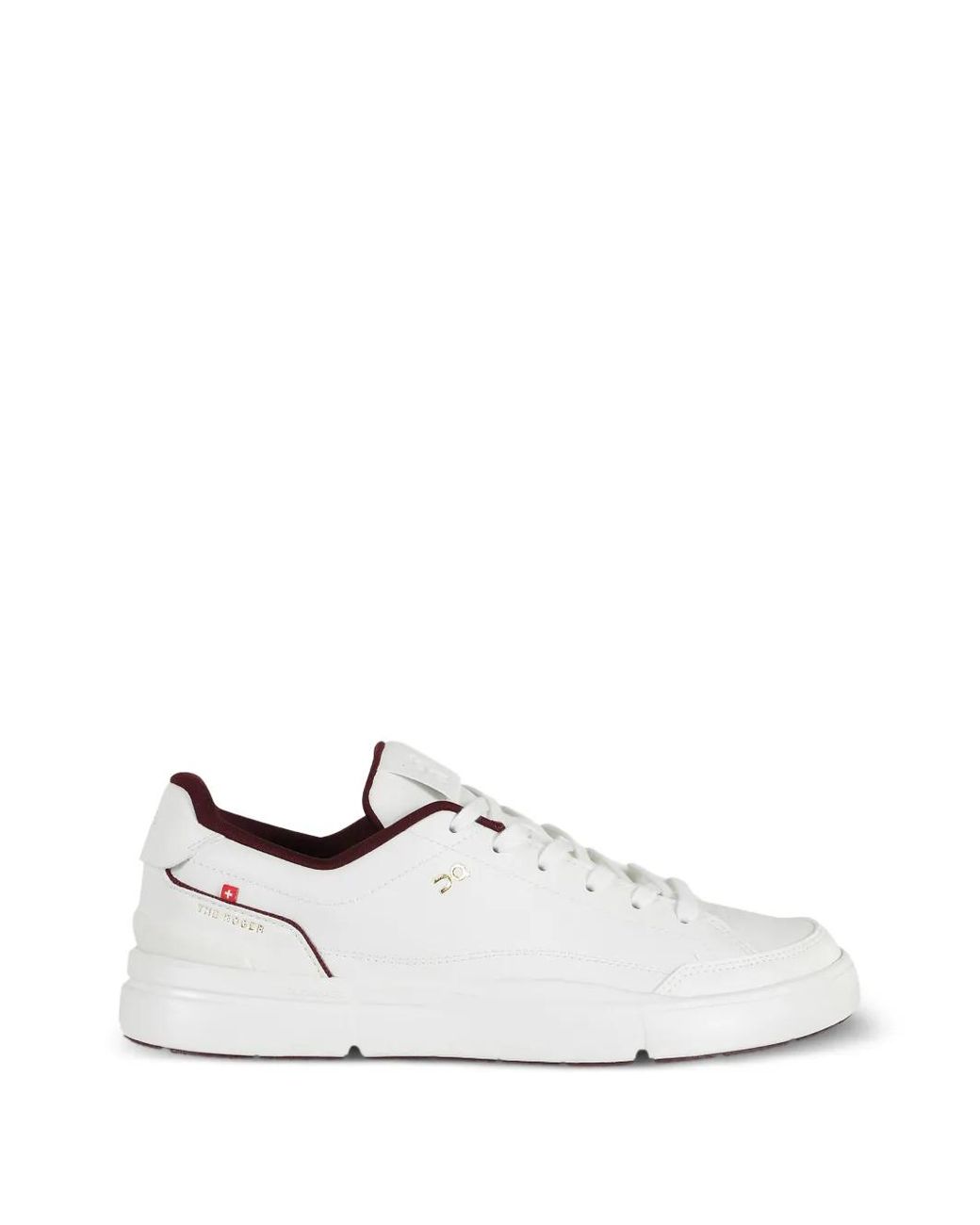 On Shoes White The Roger Perforated Sneakers for men