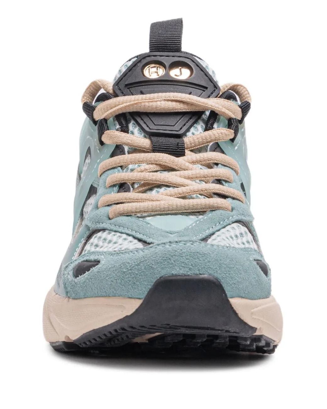 HIDE & JACK Blue Mesh-Panelled Chunky Sneakers