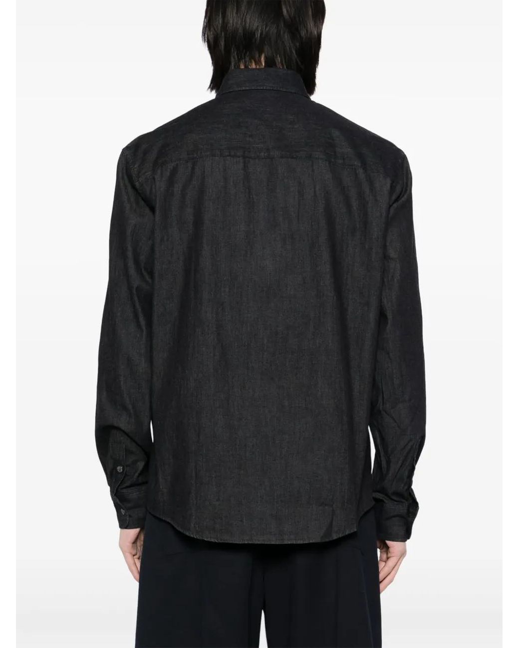 Maison Kitsuné Black Cotton Shirt for men