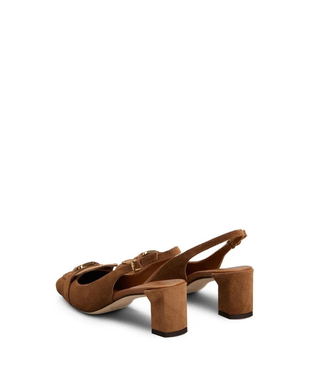 Tod's Brown T Timeless Slingback Pumps