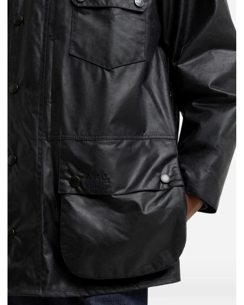 Barbour Black Raglan-Sleeve Jacket for men