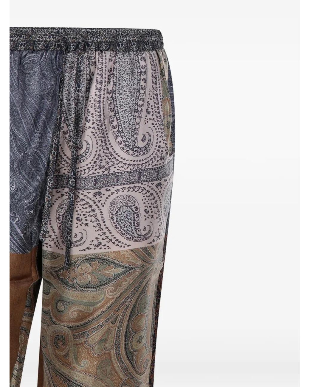 Pierre Louis Mascia Aloe Patchwork-Hose Mit Paisleymuster in Braun | Lyst AT