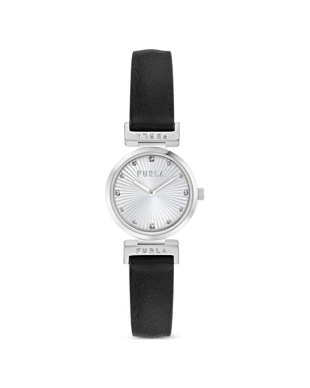 Furla White Textured Dial 32Mm Watch