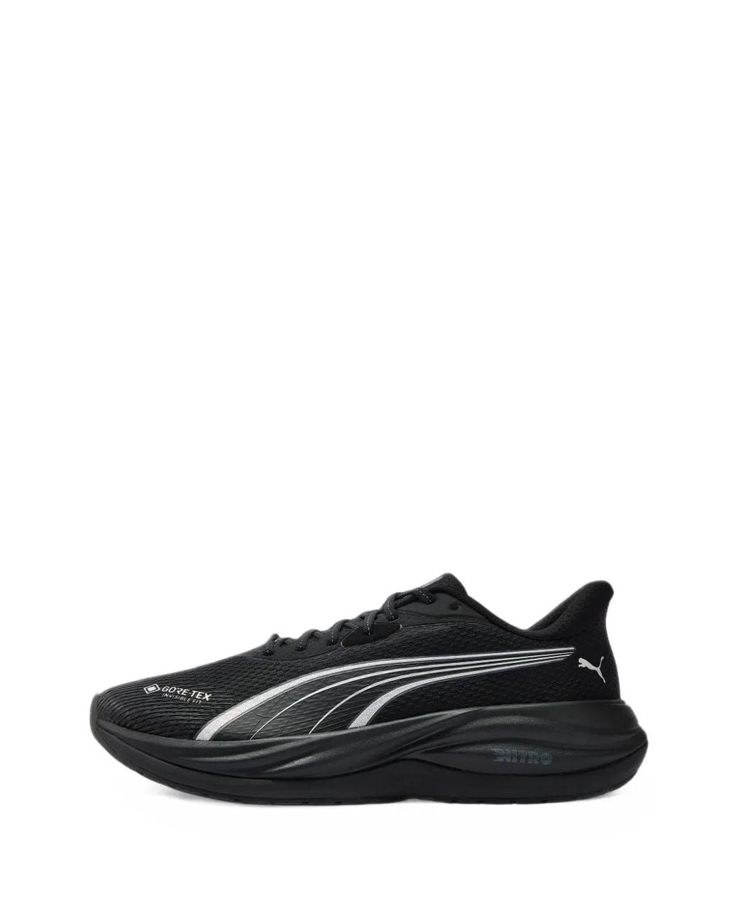 PUMA Black Electrify Nitro 5 Gore-Tex Sneakers for men