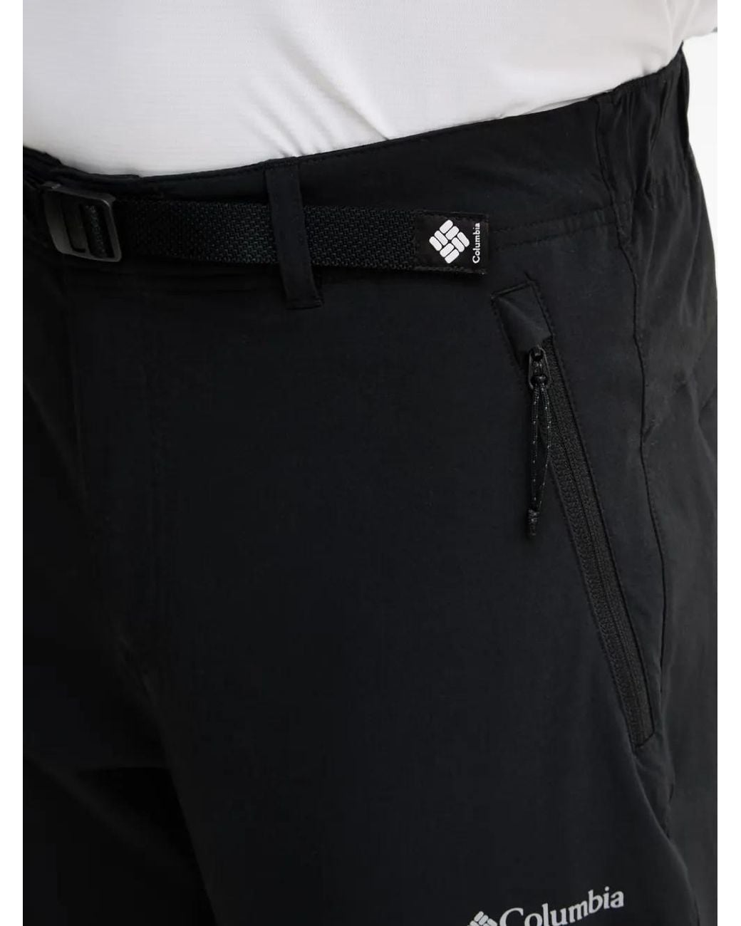 Columbia Black Essential Hike Ay Belted Trousers for men