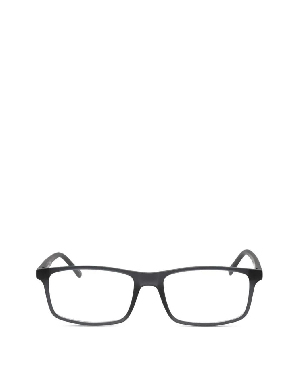 Lacoste Brille Mit Eckigem Gestell in Gray für Herren