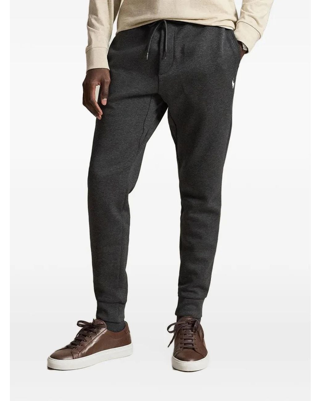 Polo Ralph Lauren Black Pantalon De Jogging En Maille for men