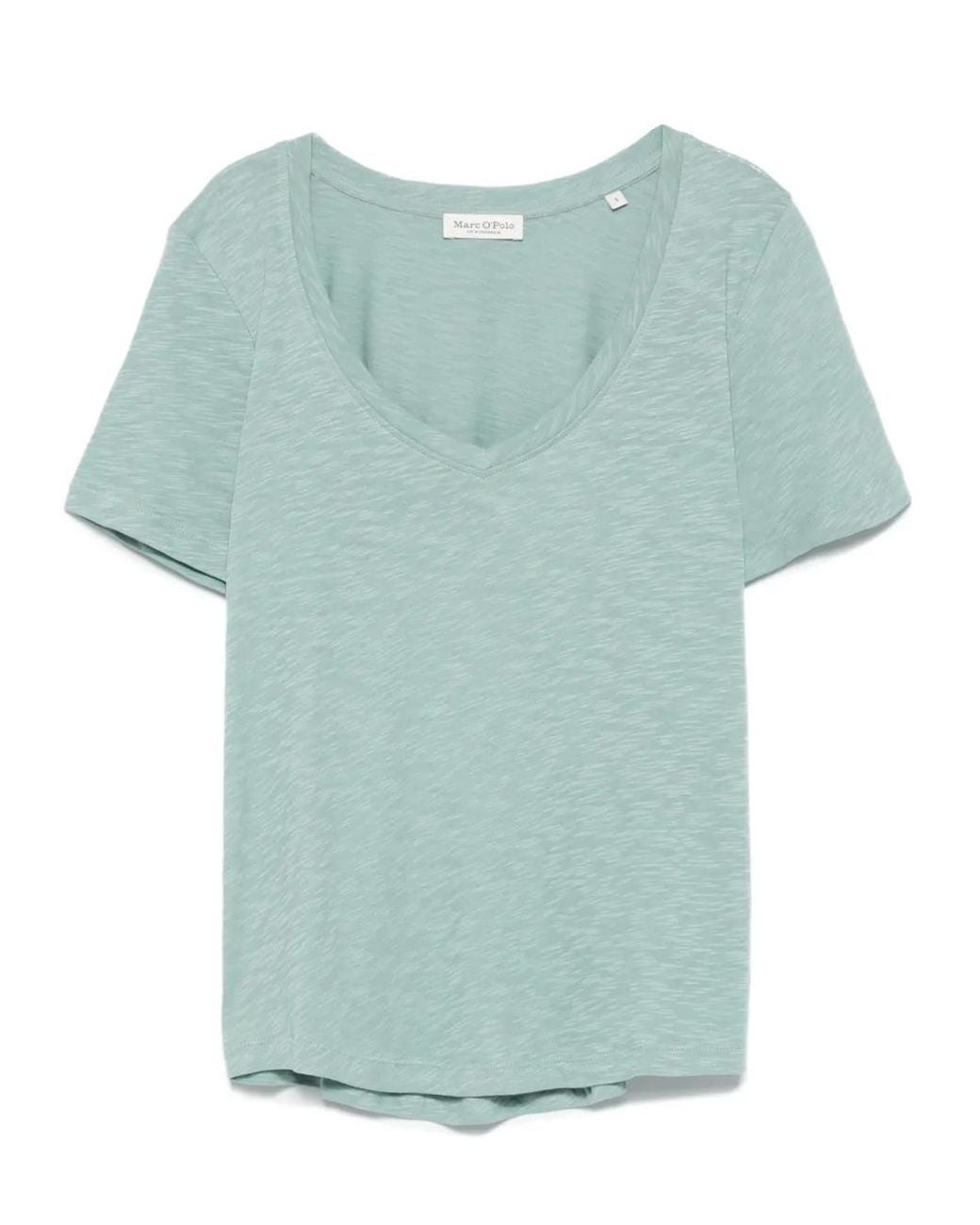 Marc O' Polo Blue Slub-Texture T-Shirt
