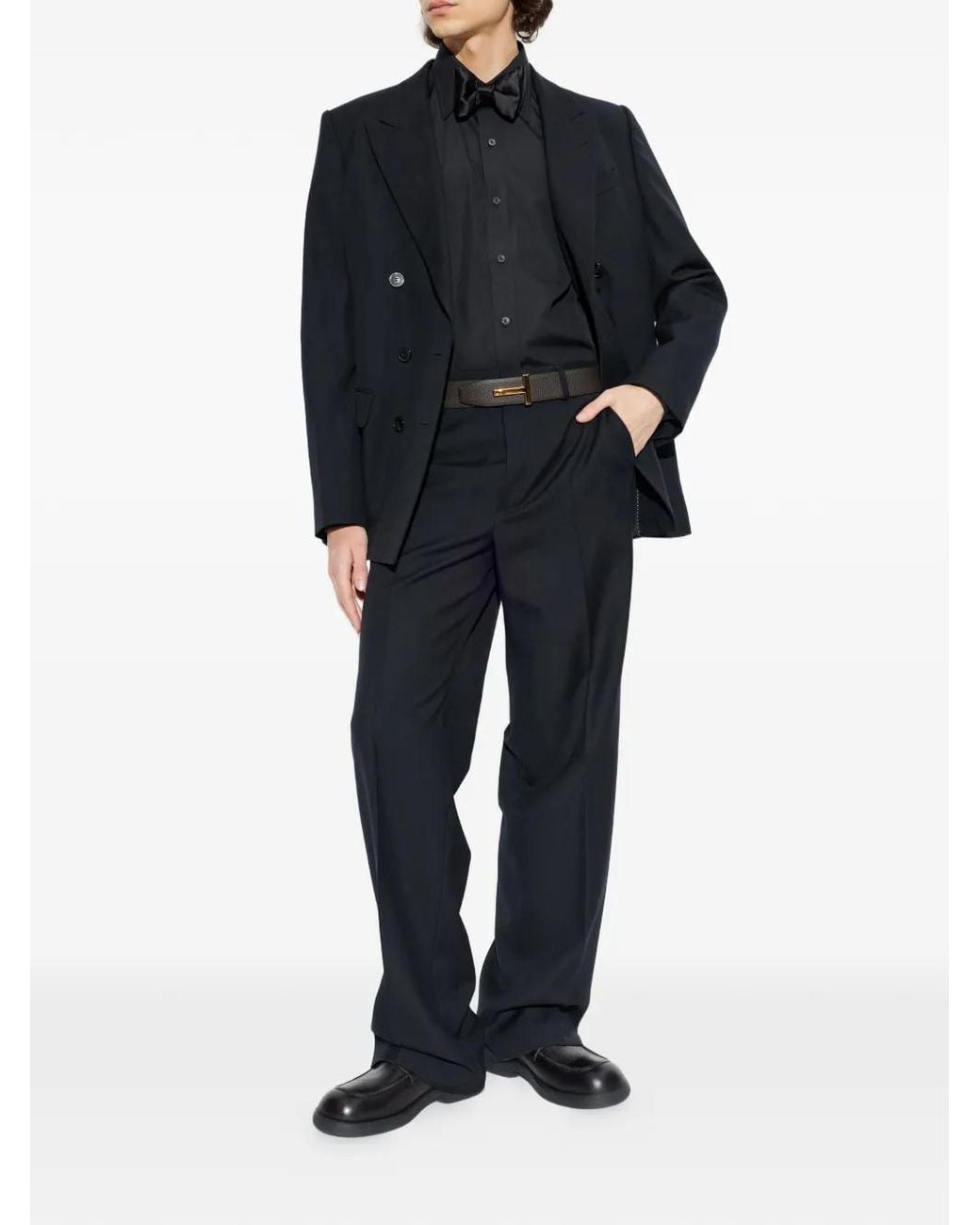 Tom Ford Blue Buttoned Shirt for men