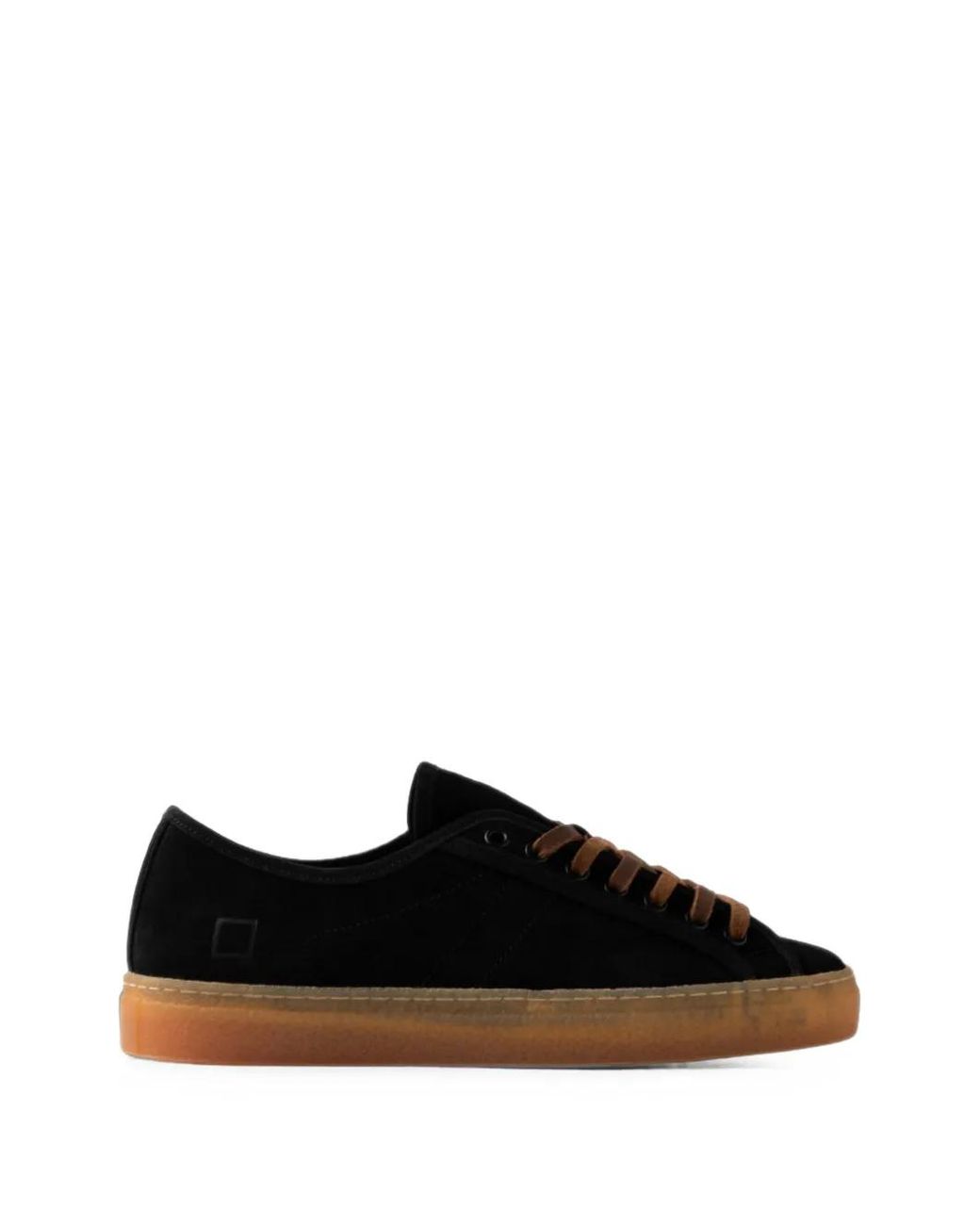 Date Black Tender Suede Sneakers for men