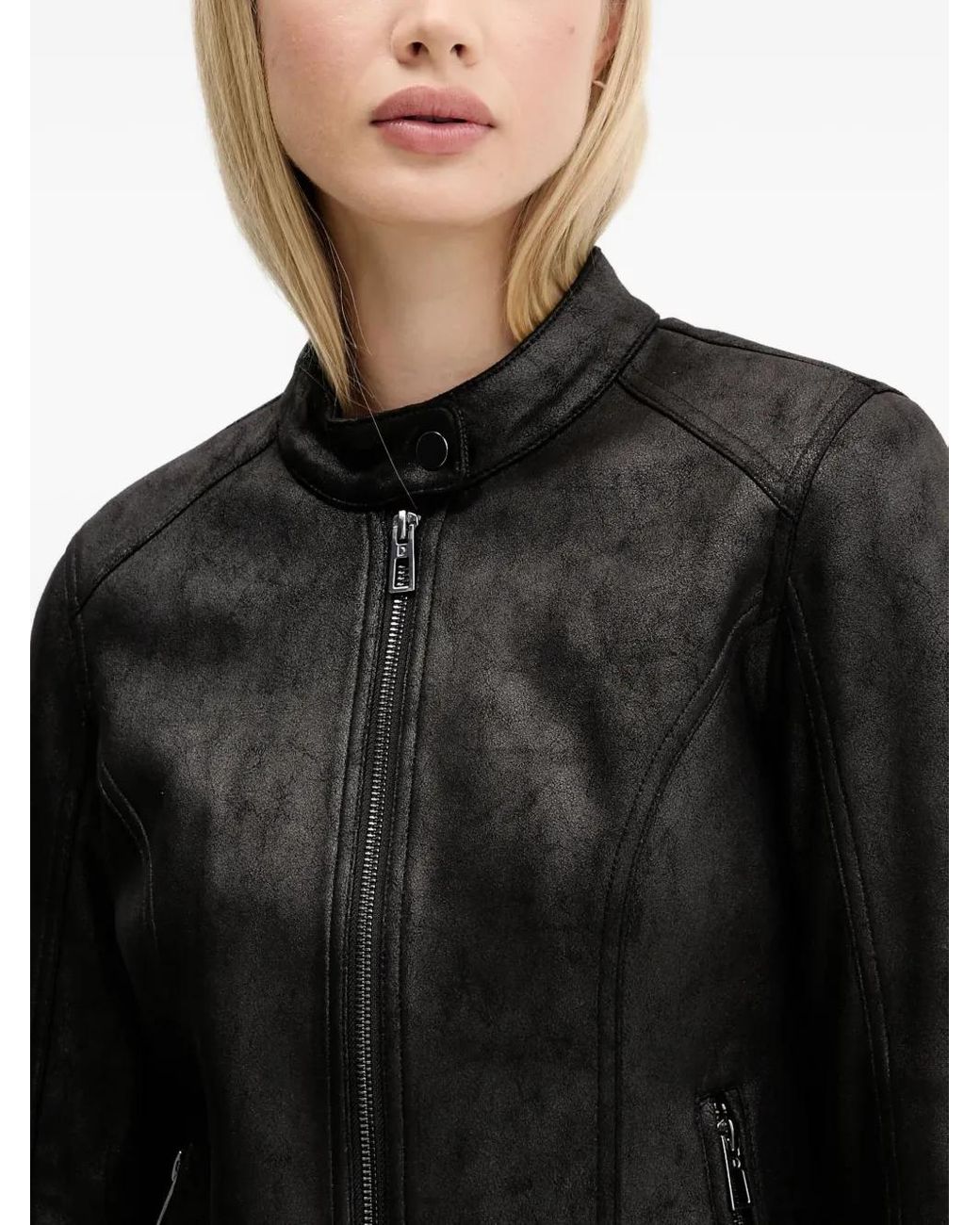 Desigual Black Zip-Fastening Jacket