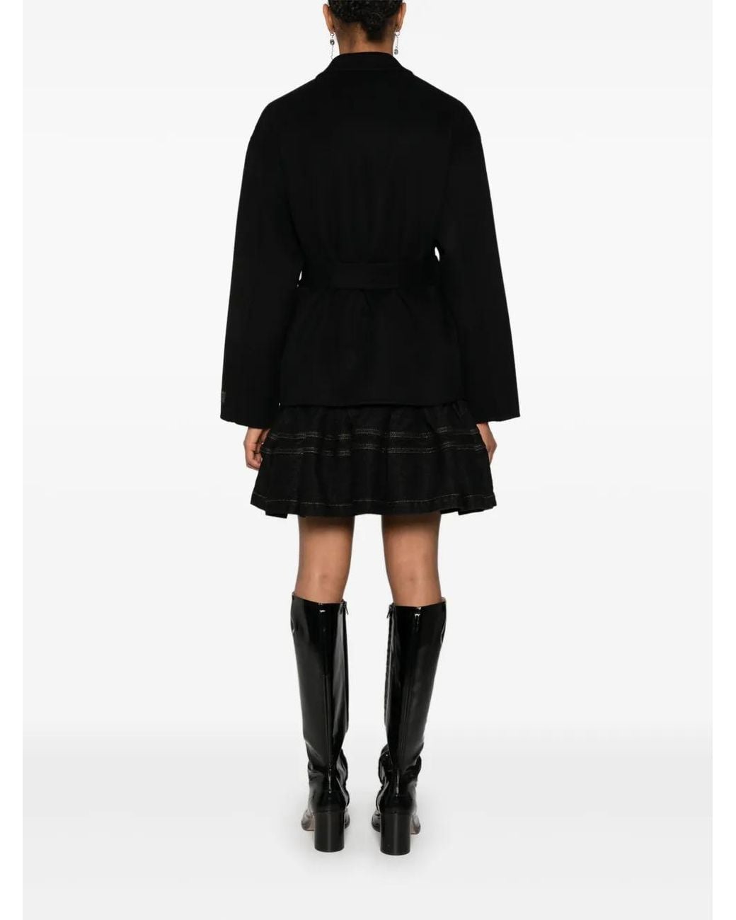 KENZO Black Wool Cashmere Blend Jacket