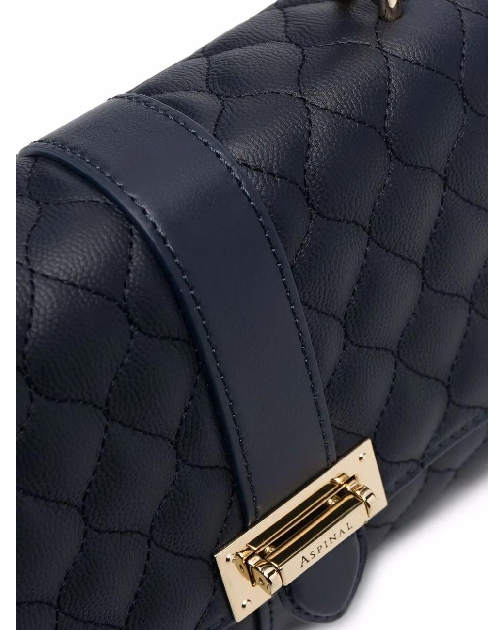 Aspinal Blue Lottie Crossbody Bag