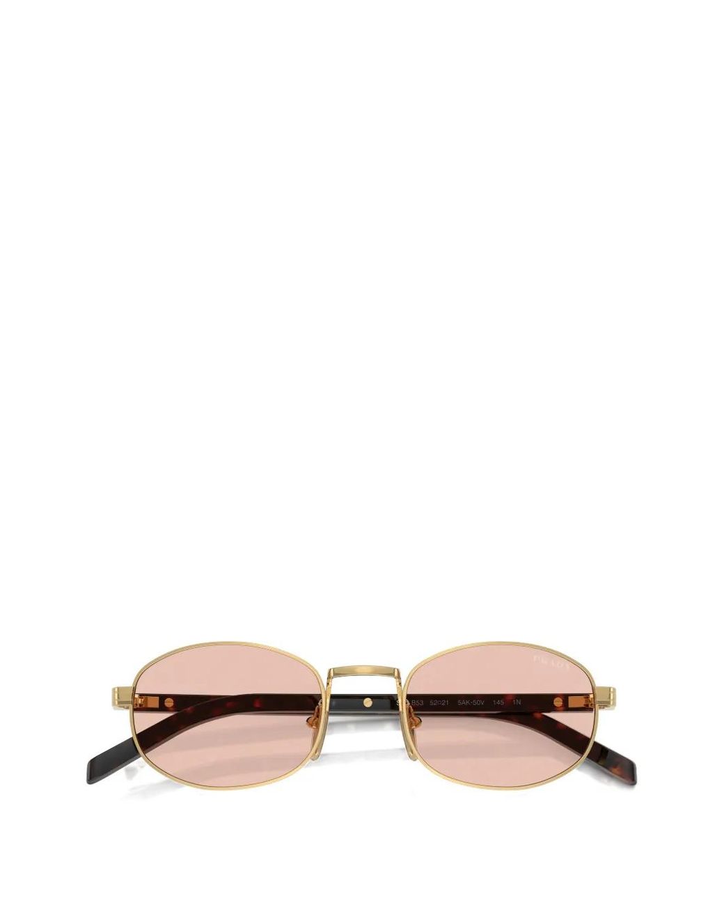 Prada Pink Oval-Frame Sunglasses