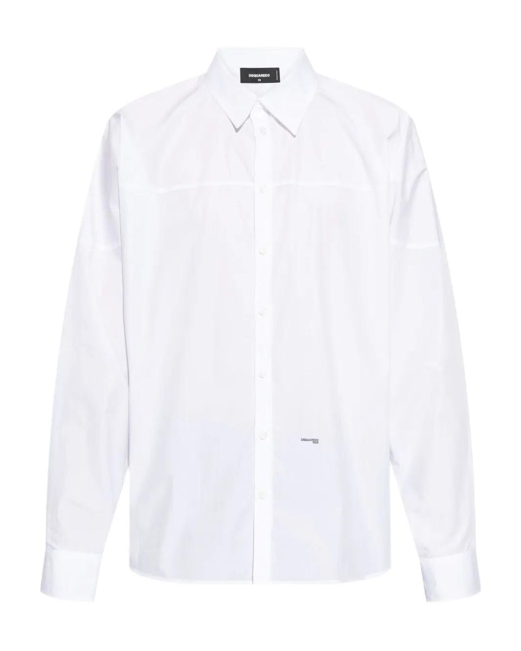 DSquared² Overhemd Met Vlakken in het White voor heren