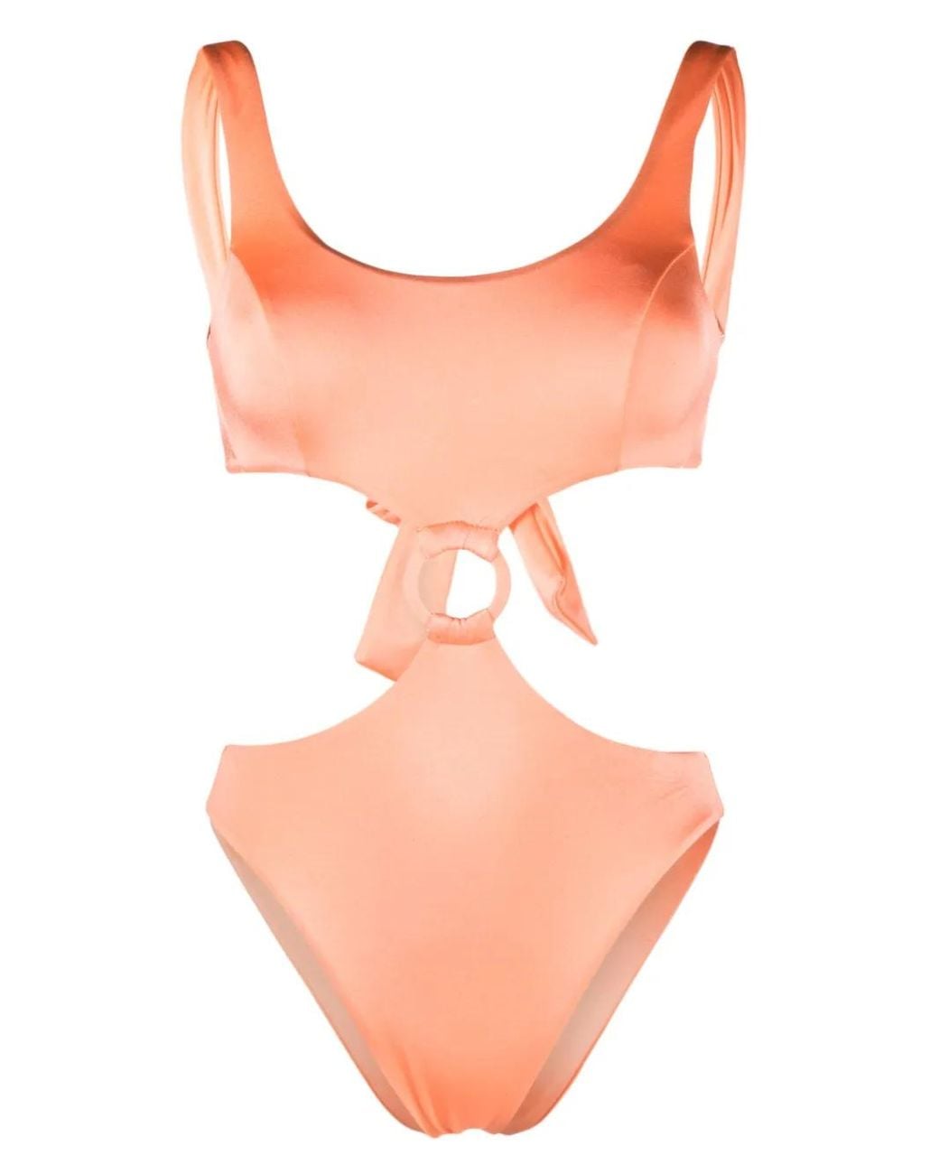Noire Swimwear Pink Maillot De Bain À Découpes