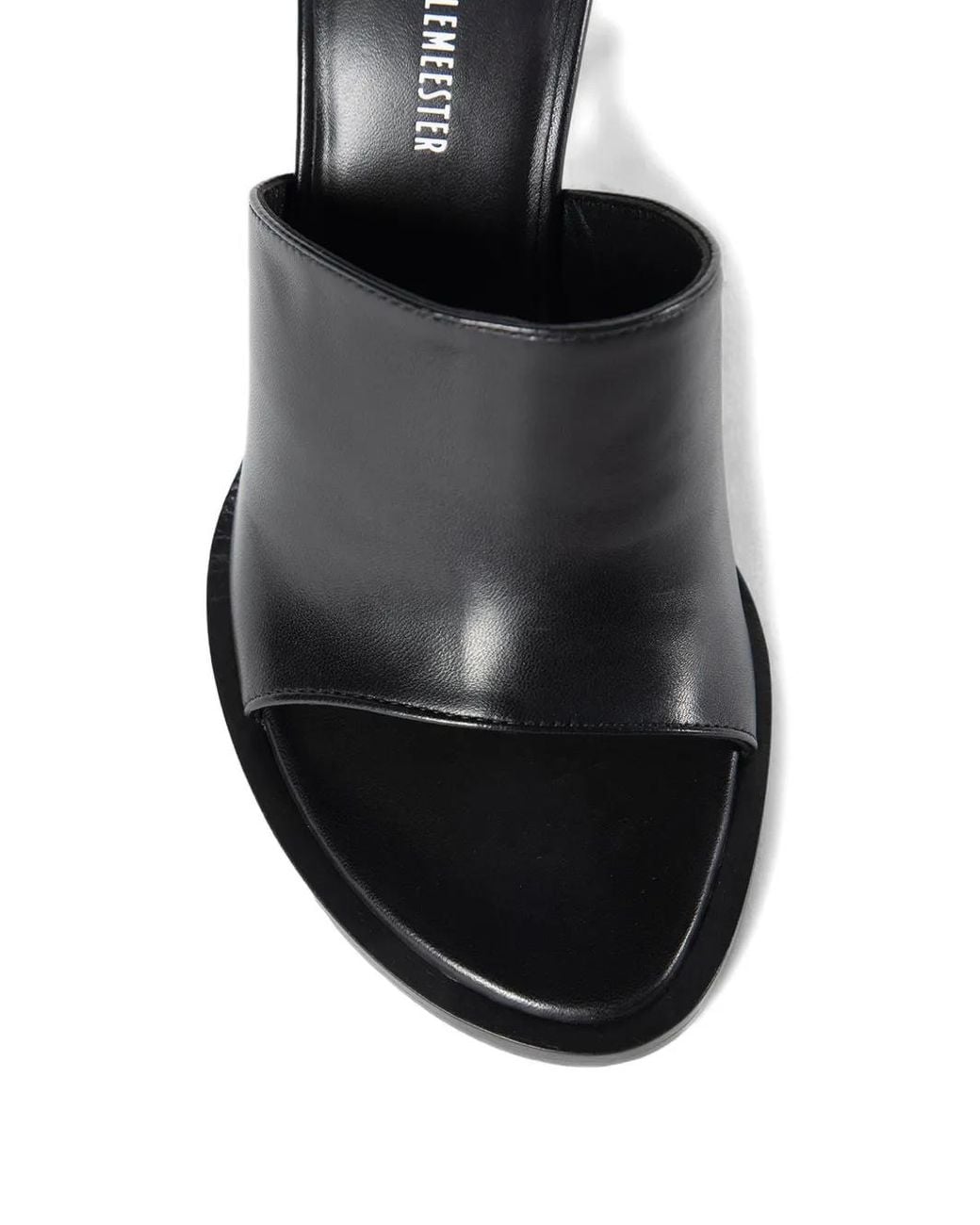 Ann Demeulemeester Black Ziya Nappa Leather Sandals