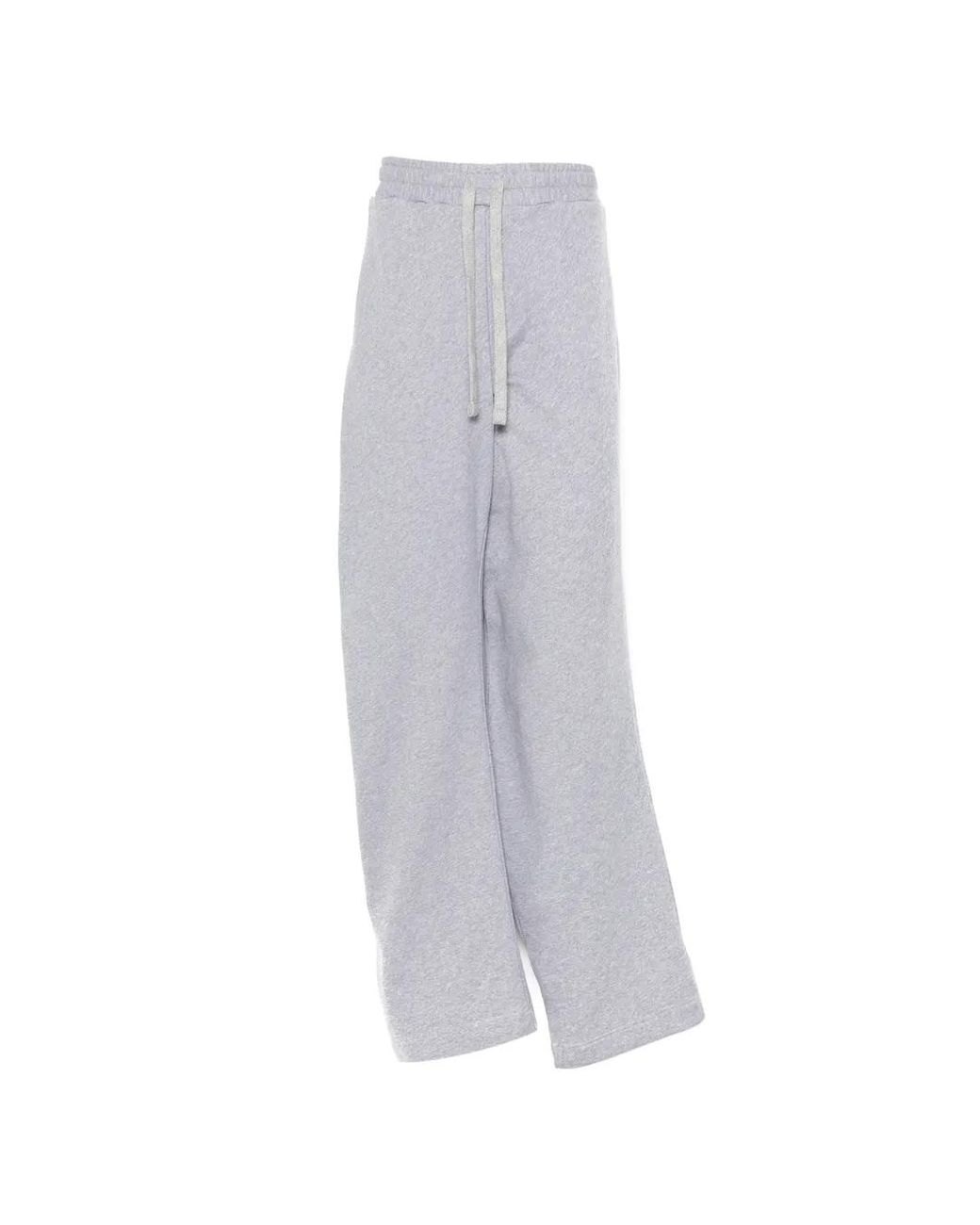 Charles Jeffrey White Topsy Turvy Drawstring Track Pants