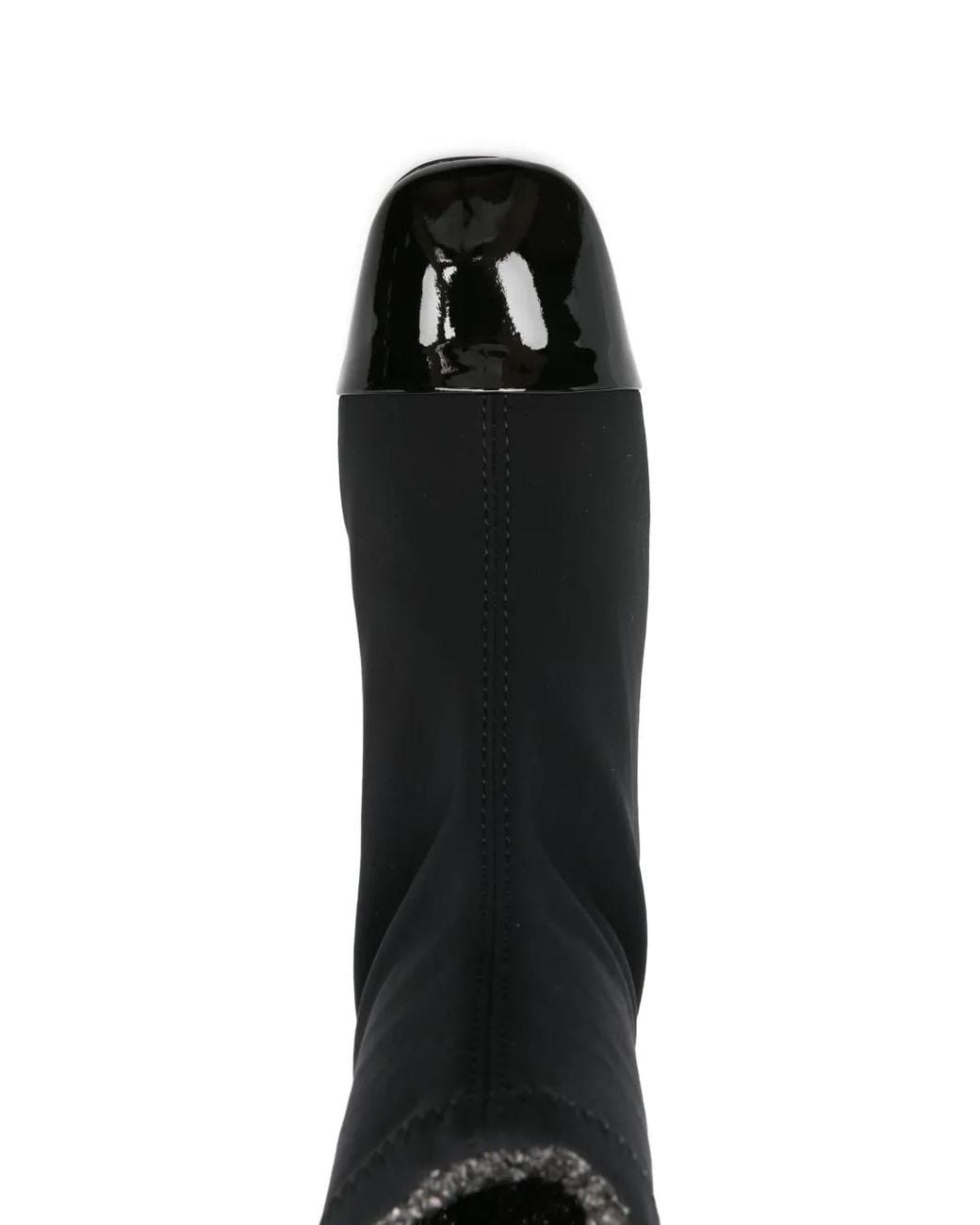 Pedro Miralles Black Cap-Toe Sock Boots
